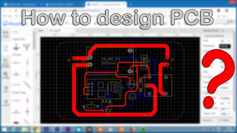 How To Design PCB In EasyEDA | Steps For PCB Designing - Techiesms