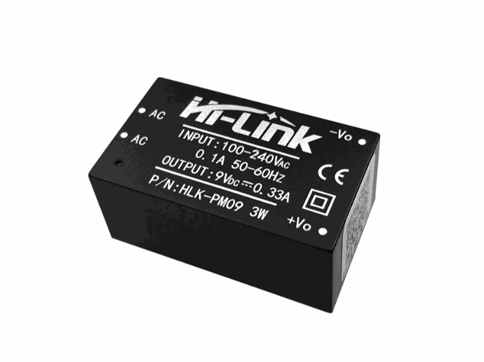 Hi Link HLK-PM09 Power Supply 220V to 9V 3W AC-DC Circuit Converter ...