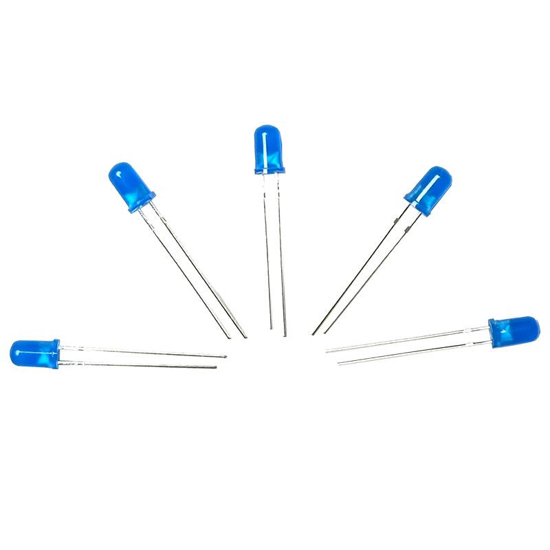 Blue LED 5mm Pack Of 5 Techiesms