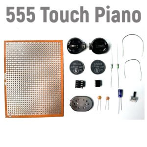 555 Touch Piano Components (without soldering)