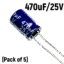 470uf 25V capacitor