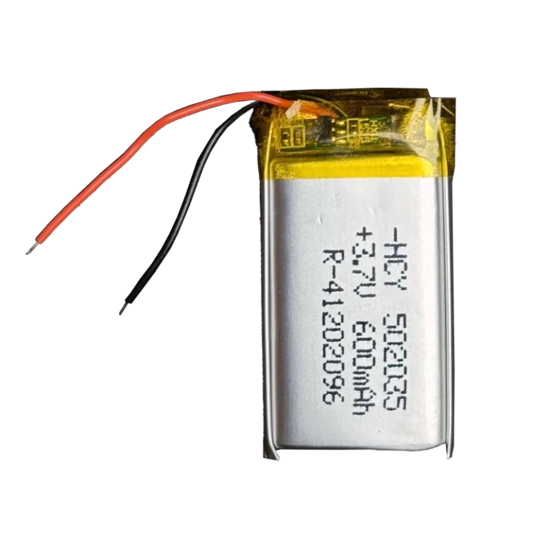 502035 600mah LiPo Battery