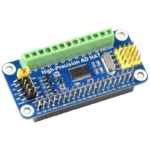 Waveshare High-Precision AD HAT for Raspberry Pi | ADS1263 10-Ch 32-Bit ADC