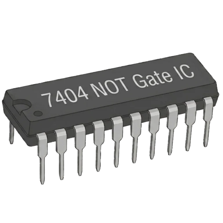 7404 not gate ic