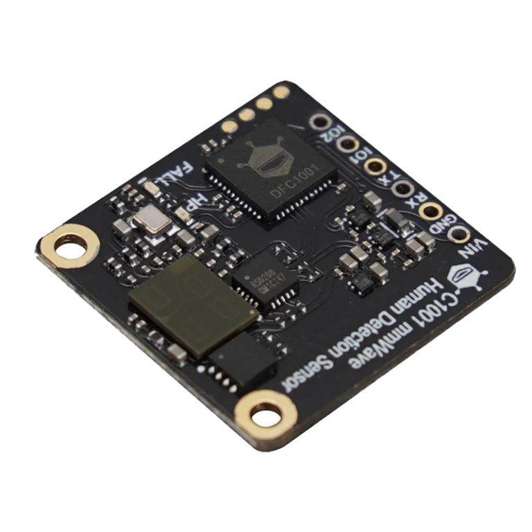 C1001 mmWave fall detection sensor module top view for Arduino ESP32