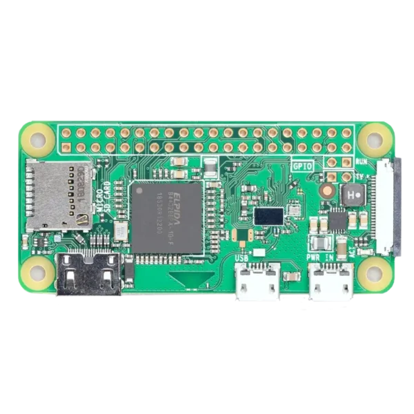 Pi Zero W board with WiFi Bluetooth GPIO header for India makers