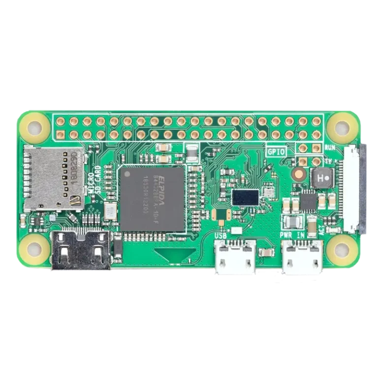 Pi Zero W board with WiFi Bluetooth GPIO header for India makers