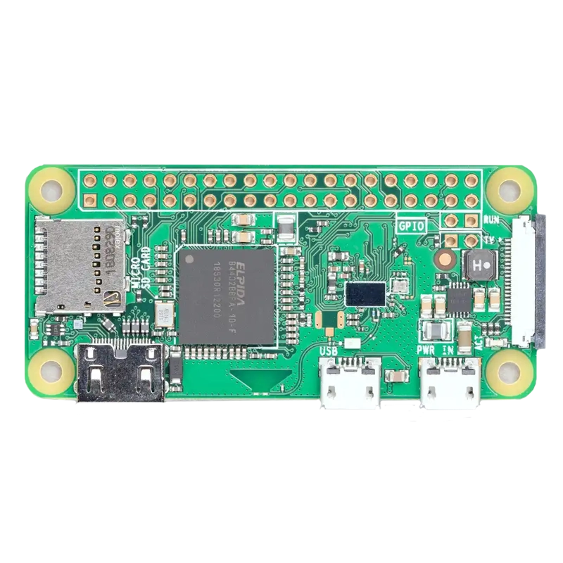 pi0W-1 Pi Zero W board with WiFi Bluetooth GPIO header for India makers