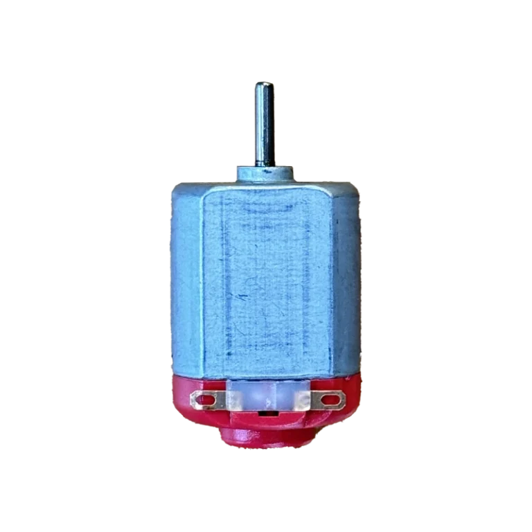 DC toy motor for Arduino robotics projects, sold across India