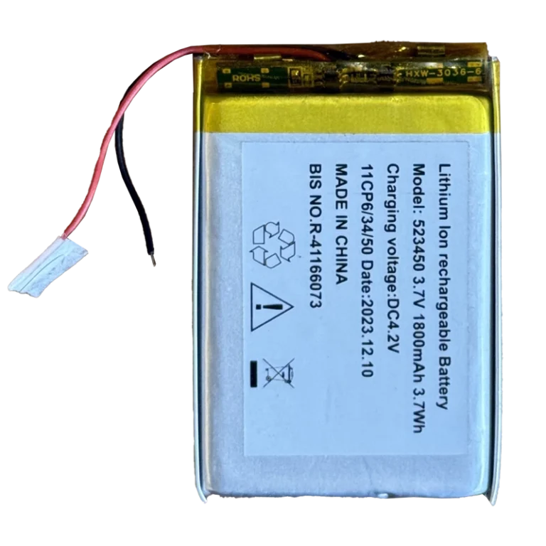 523450 1800mah battery