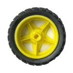 BO motor wheel 65mm (Yellow) - Image 3