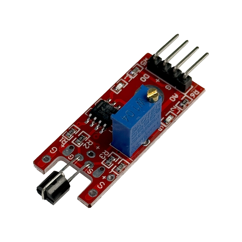KY-036 metal touch sensor module with LM393 and potentiometer, front view